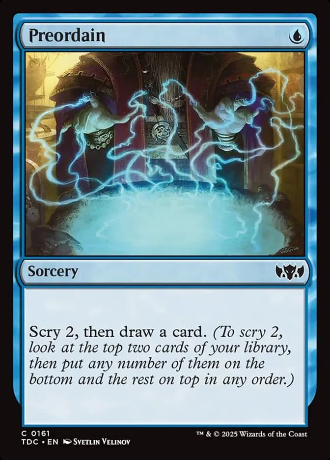 Card image of Preordain