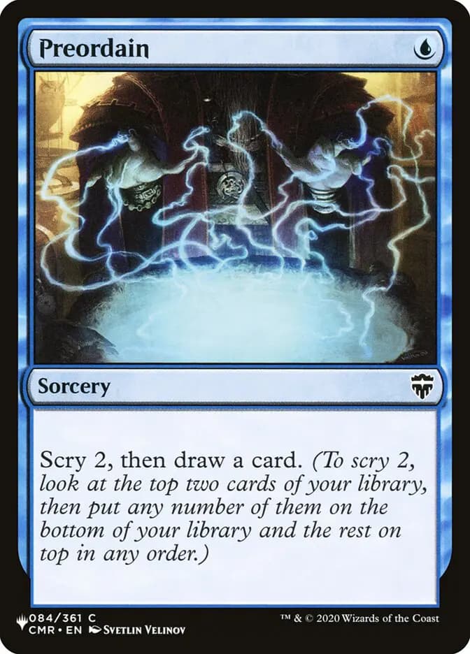 Card image of Preordain
