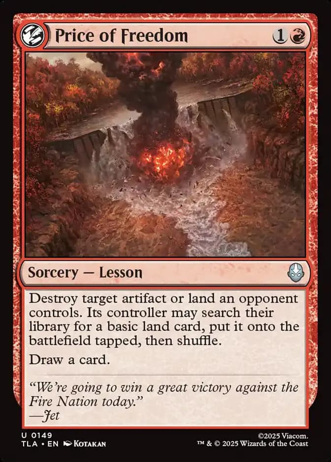 Card image of Price of Freedom