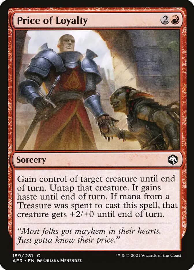 Card image of Price of Loyalty