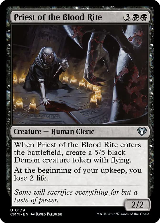 Card image of Priest of the Blood Rite