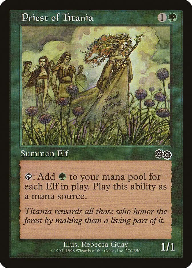Card image of Priest of Titania