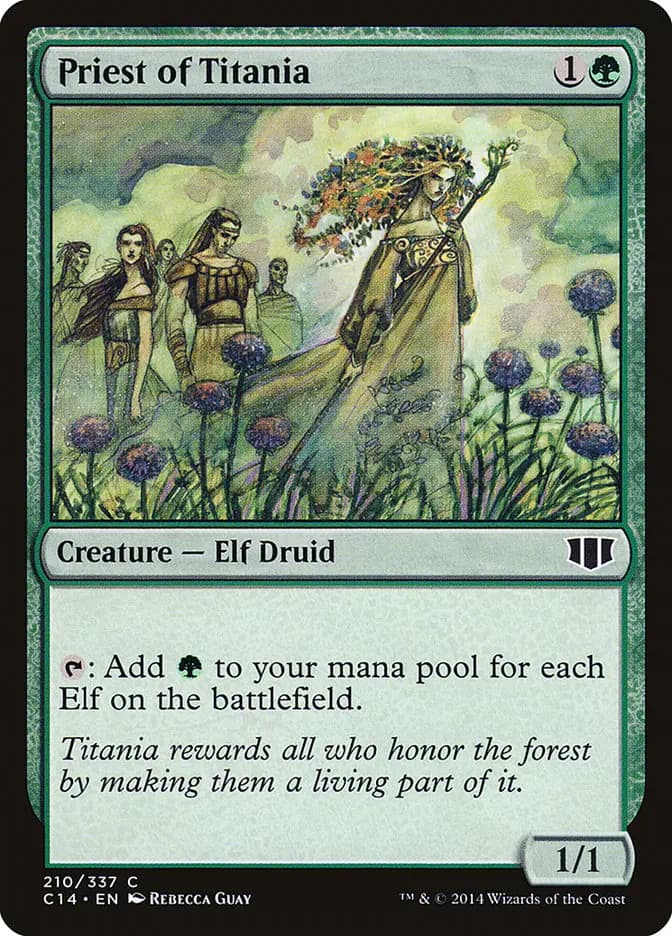 Card image of Priest of Titania