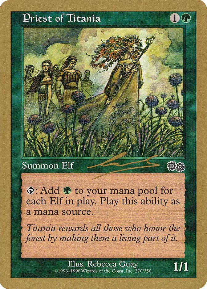 Card image of Priest of Titania