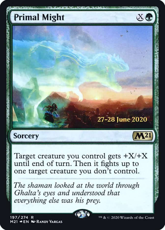 Card image of Primal Might