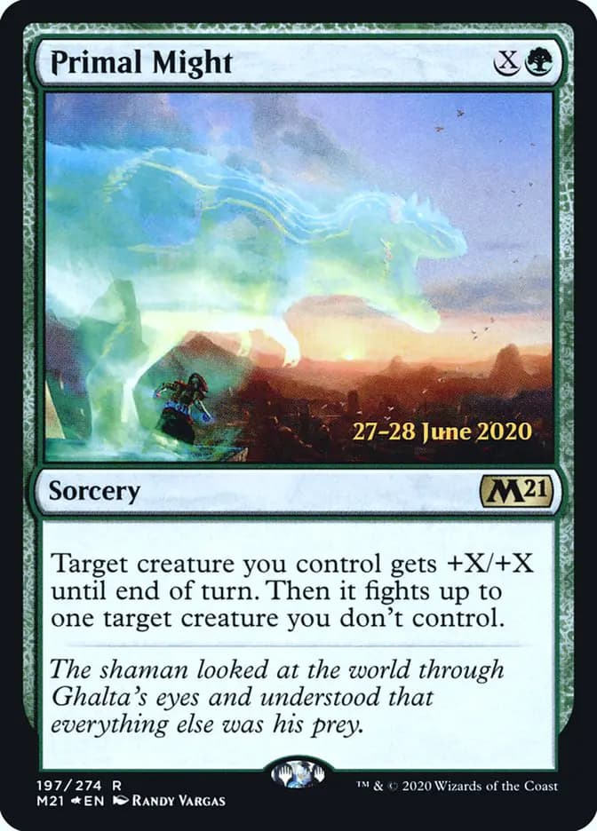 Card image of Primal Might