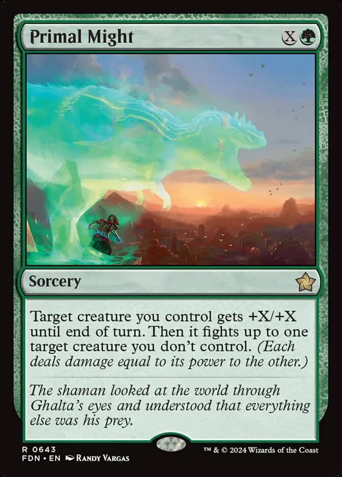 Card image of Primal Might