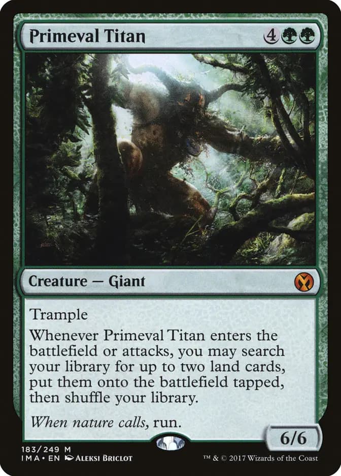 Card image of Primeval Titan