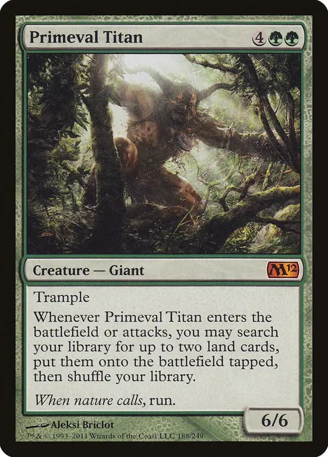 Card image of Primeval Titan