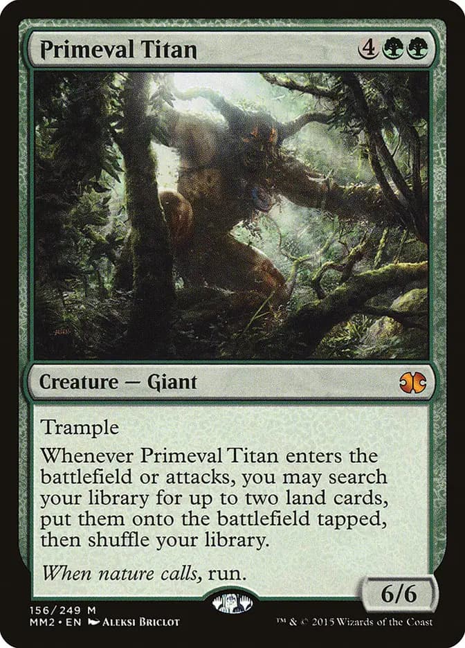 Card image of Primeval Titan