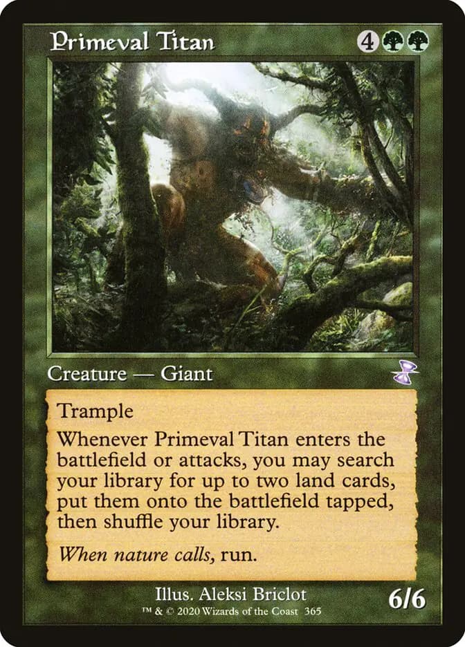 Card image of Primeval Titan