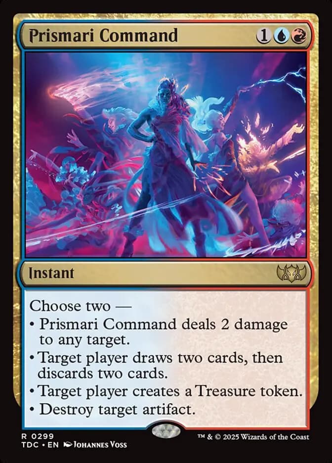 Card image of Prismari Command