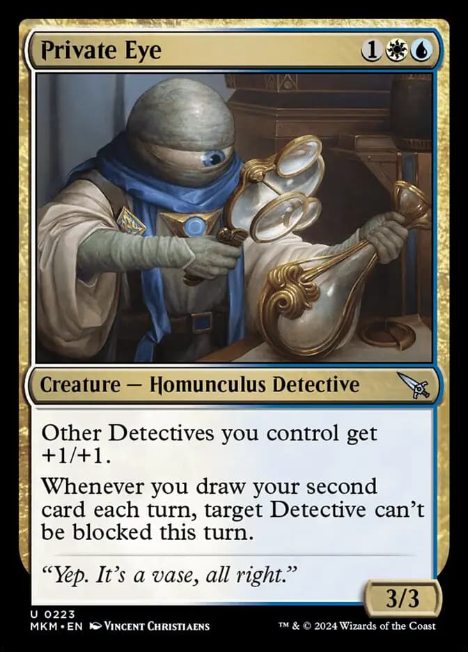 Card image of Private Eye