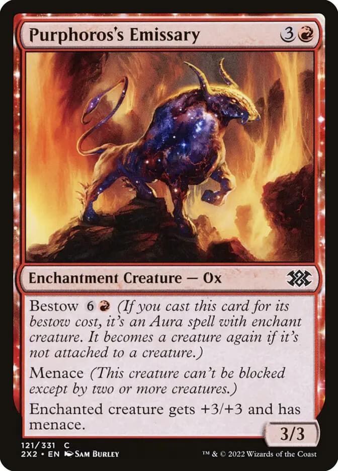 Card image of Purphoros's Emissary