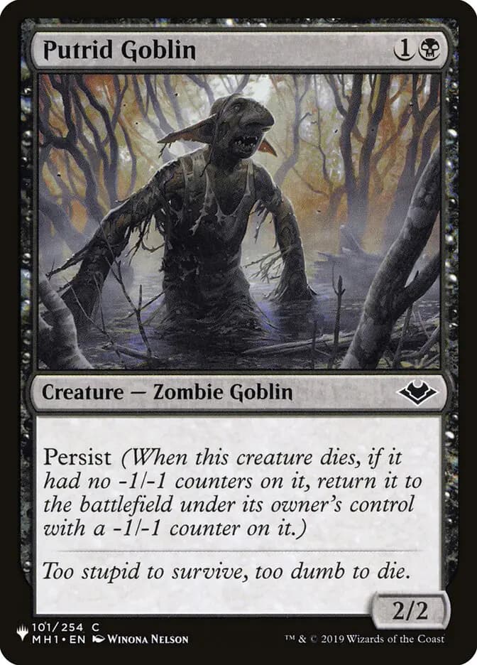 Card image of Putrid Goblin