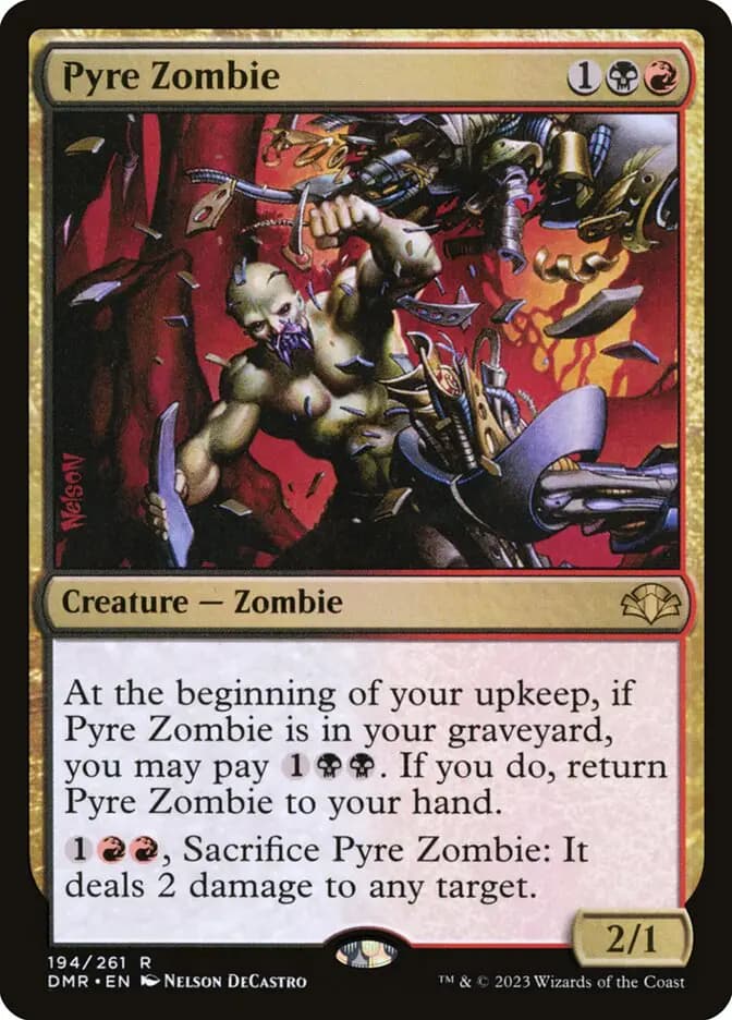 Card image of Pyre Zombie