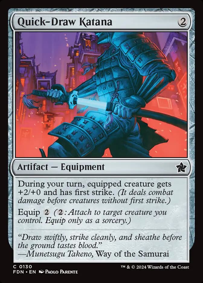 Card image of Quick-Draw Katana