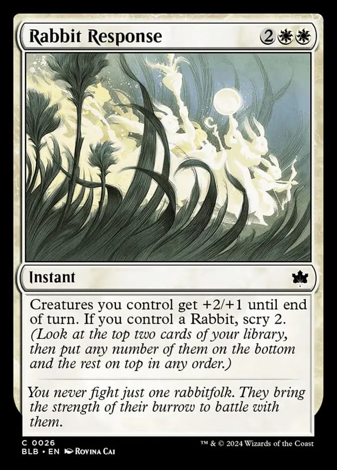 Card image of Rabbit Response