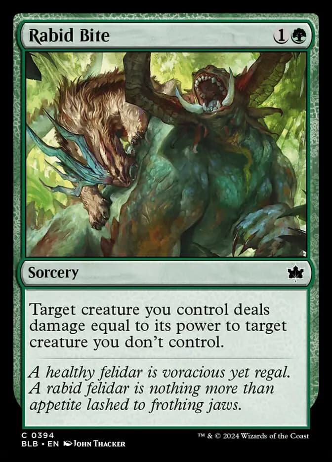 Card image of Rabid Bite