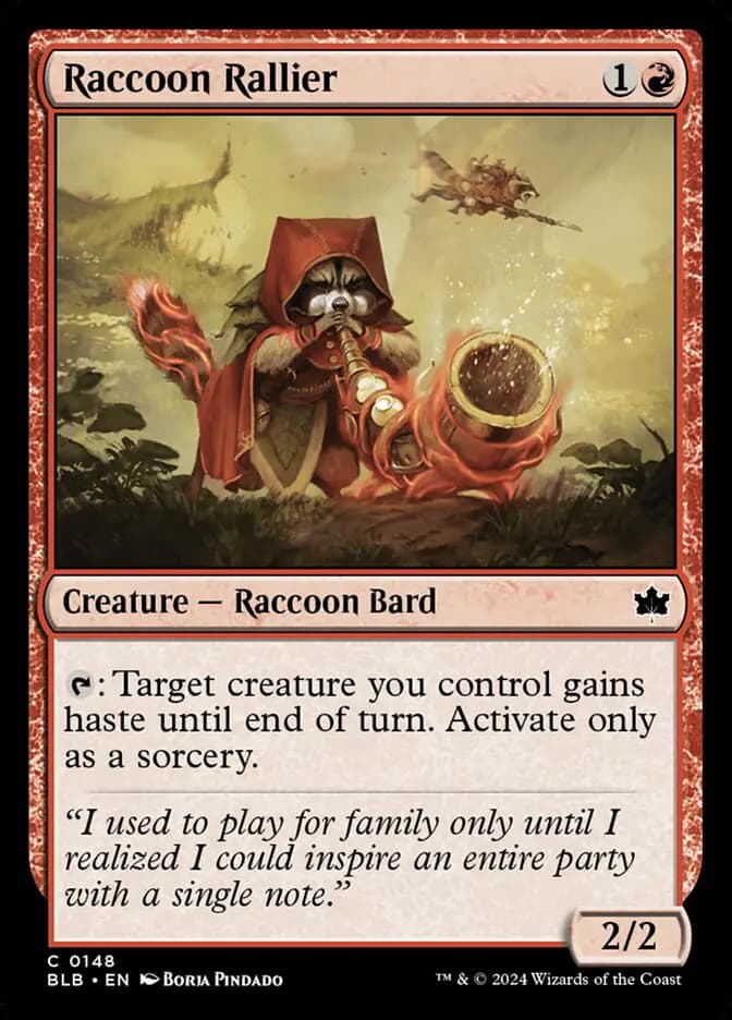 Card image of Raccoon Rallier