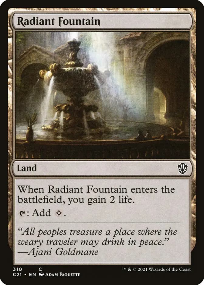 Card image of Radiant Fountain