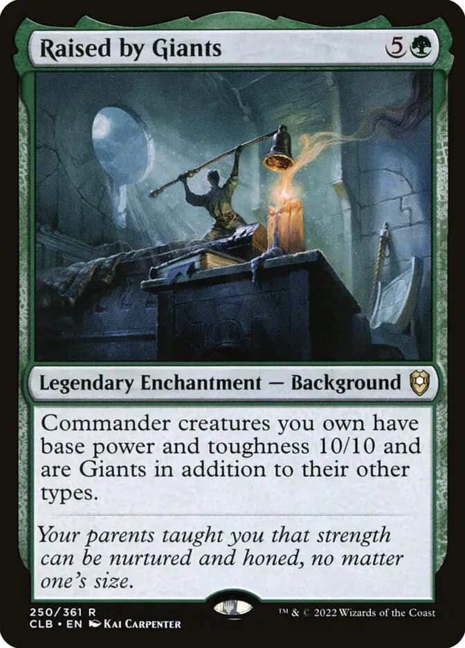 Card image of Raised by Giants