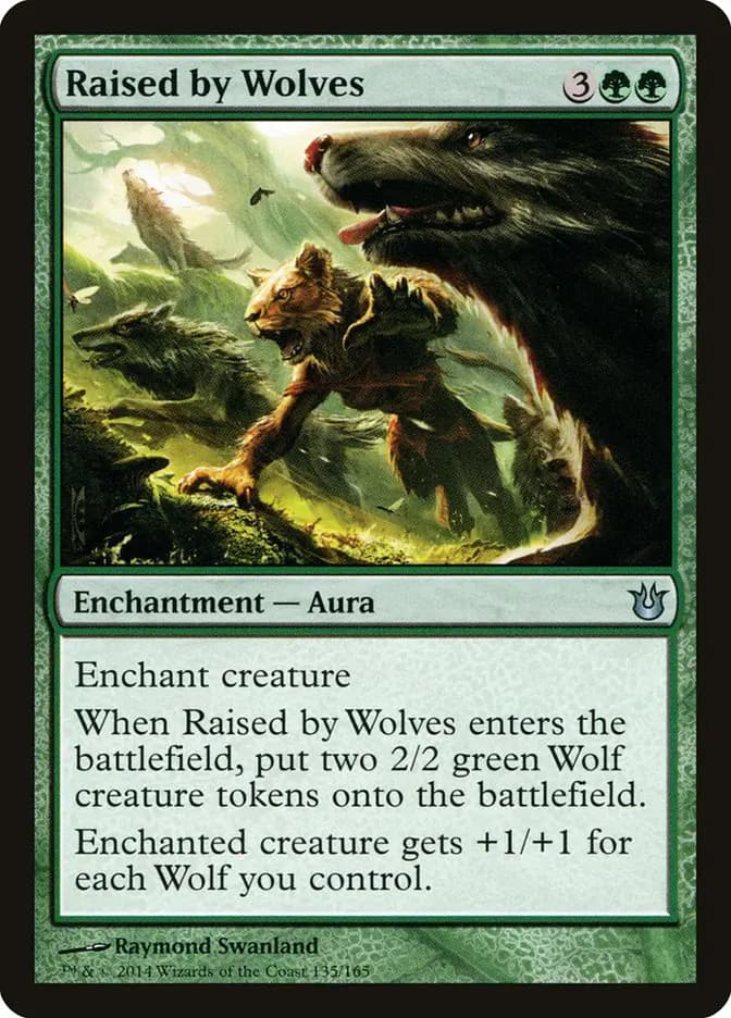 Card image of Raised by Wolves