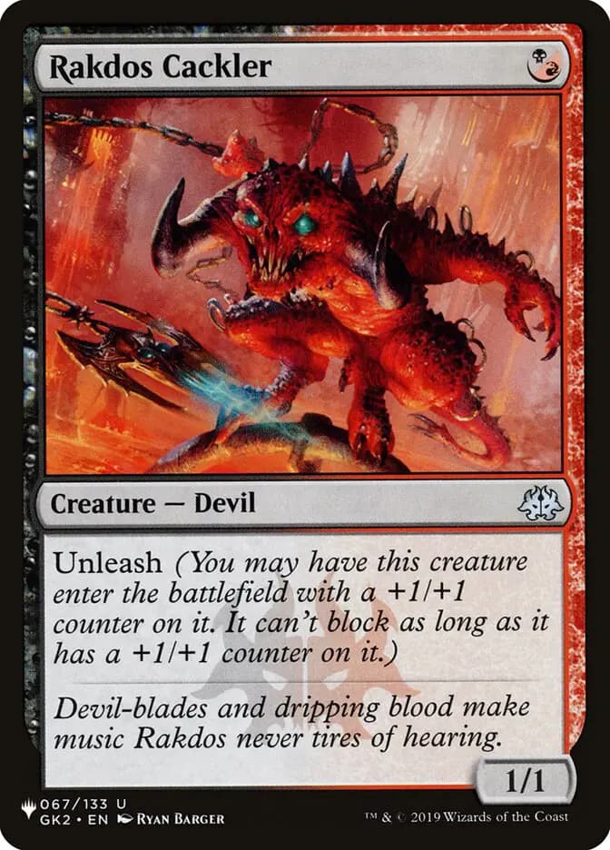 Card image of Rakdos Cackler