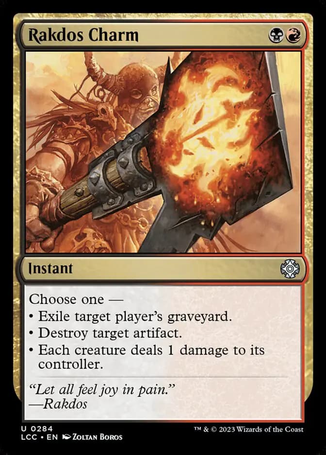 Card image of Rakdos Charm