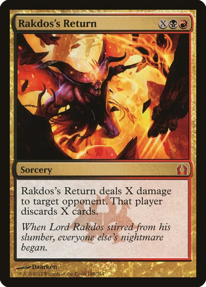 Card image of Rakdos's Return