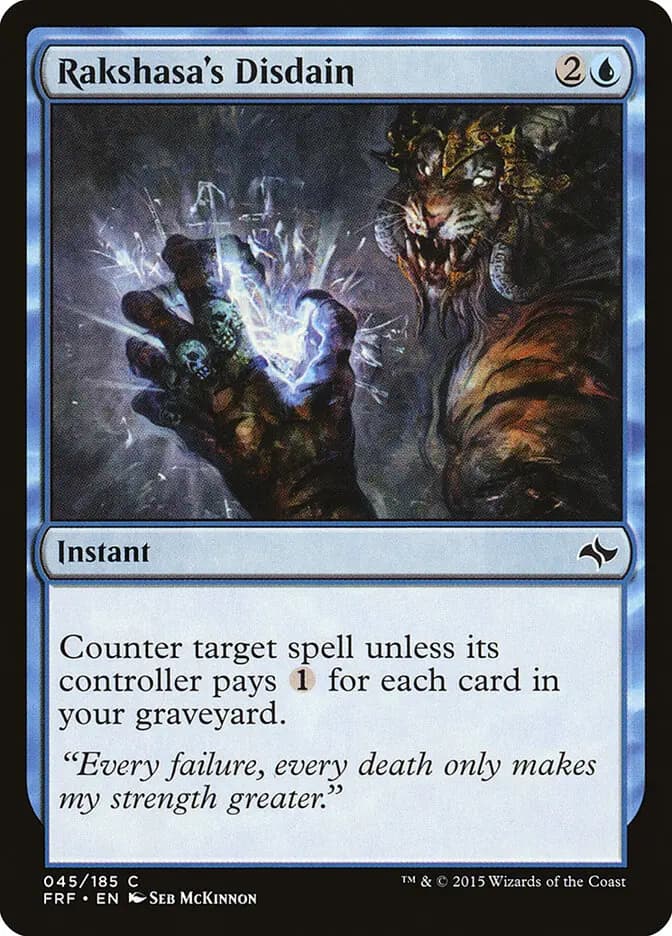 Card image of Rakshasa's Disdain