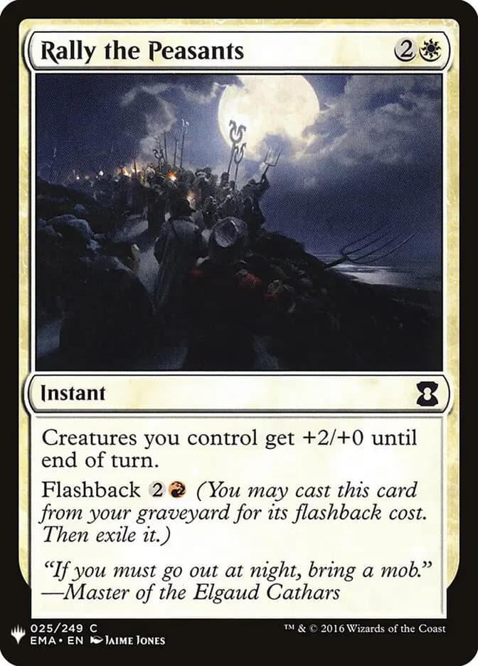 Card image of Rally the Peasants
