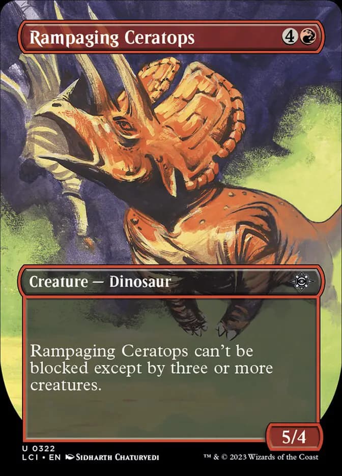 Card image of Rampaging Ceratops