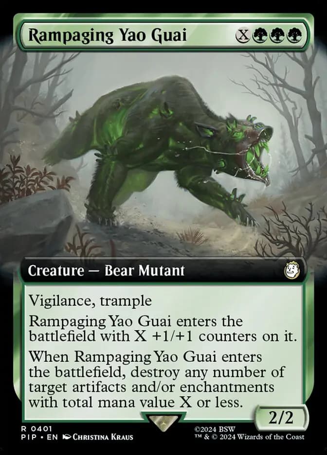 Card image of Rampaging Yao Guai