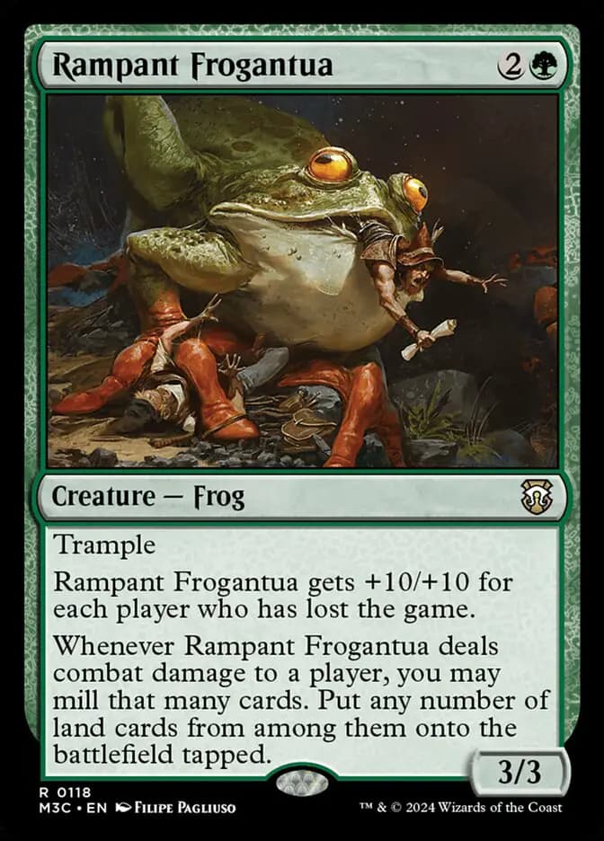 Card image of Rampant Frogantua