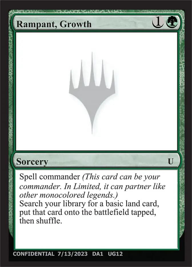 Card image of Rampant, Growth