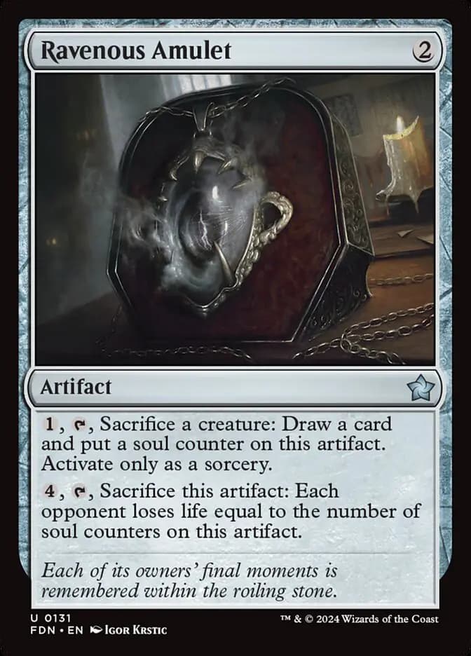 Card image of Ravenous Amulet