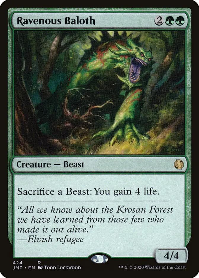 Card image of Ravenous Baloth