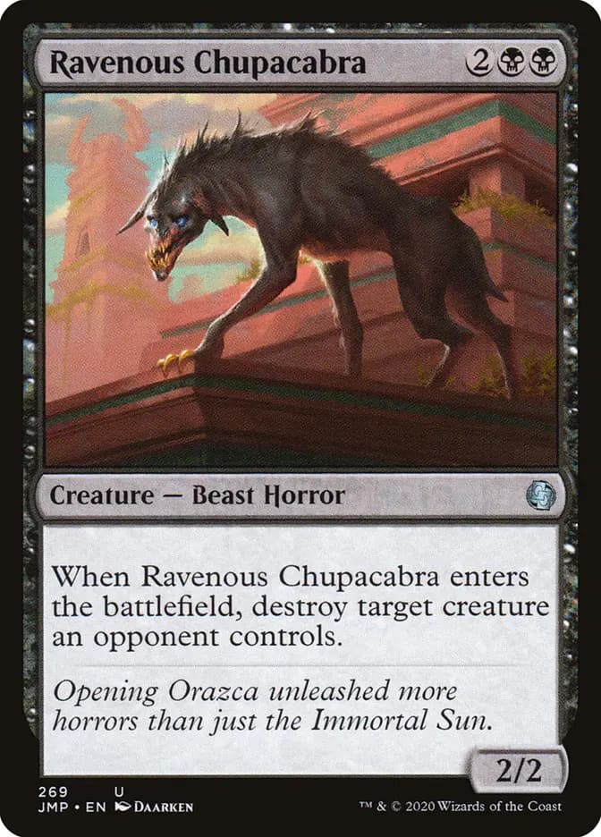 Card image of Ravenous Chupacabra