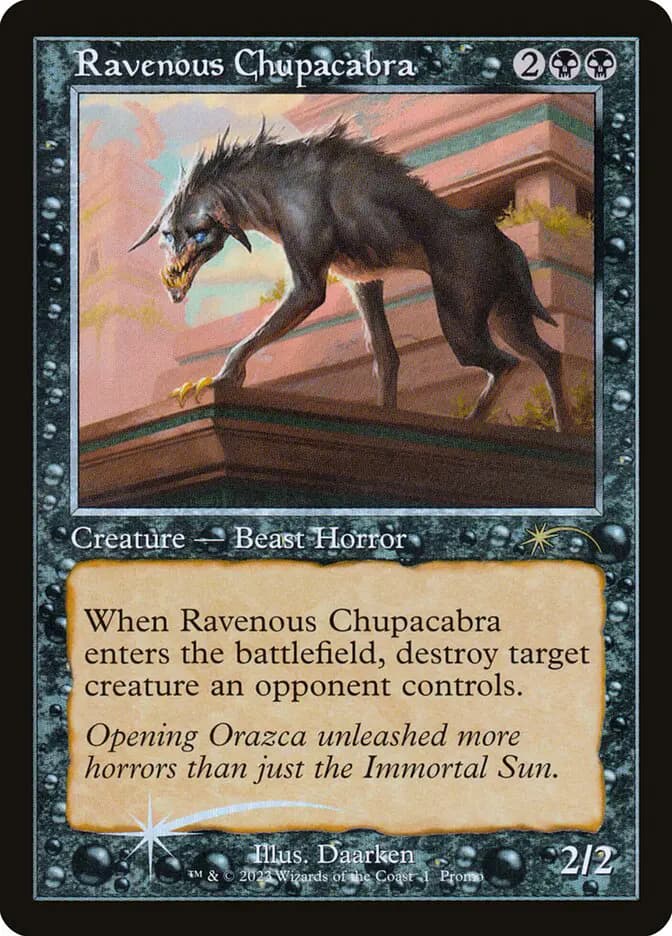 Card image of Ravenous Chupacabra