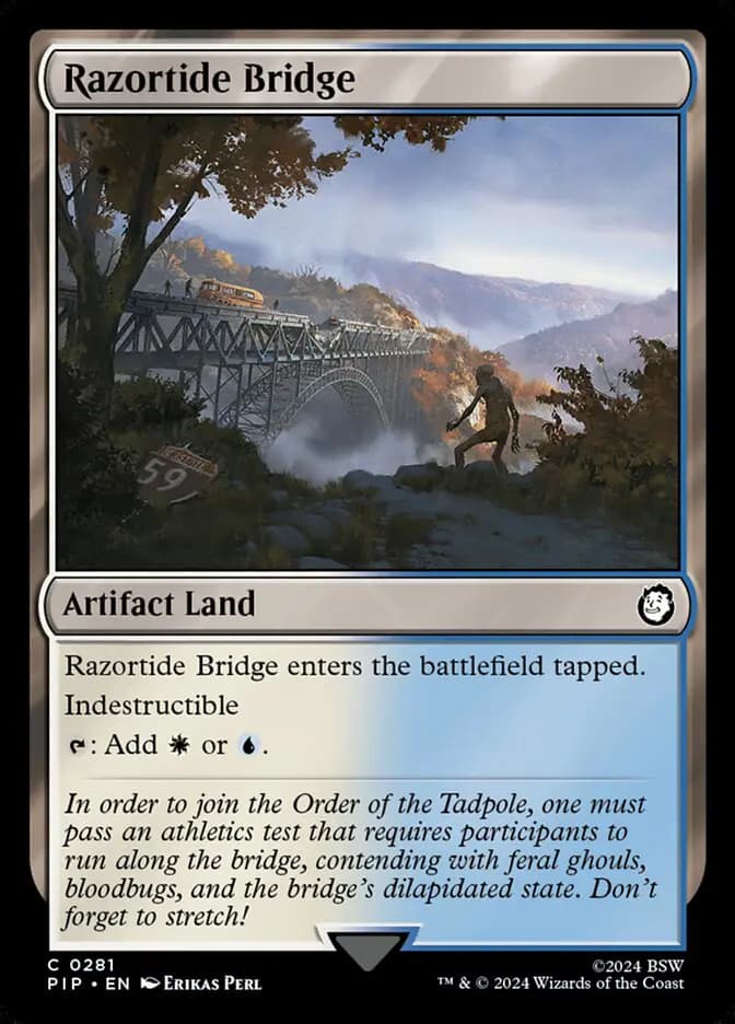 Card image of Razortide Bridge