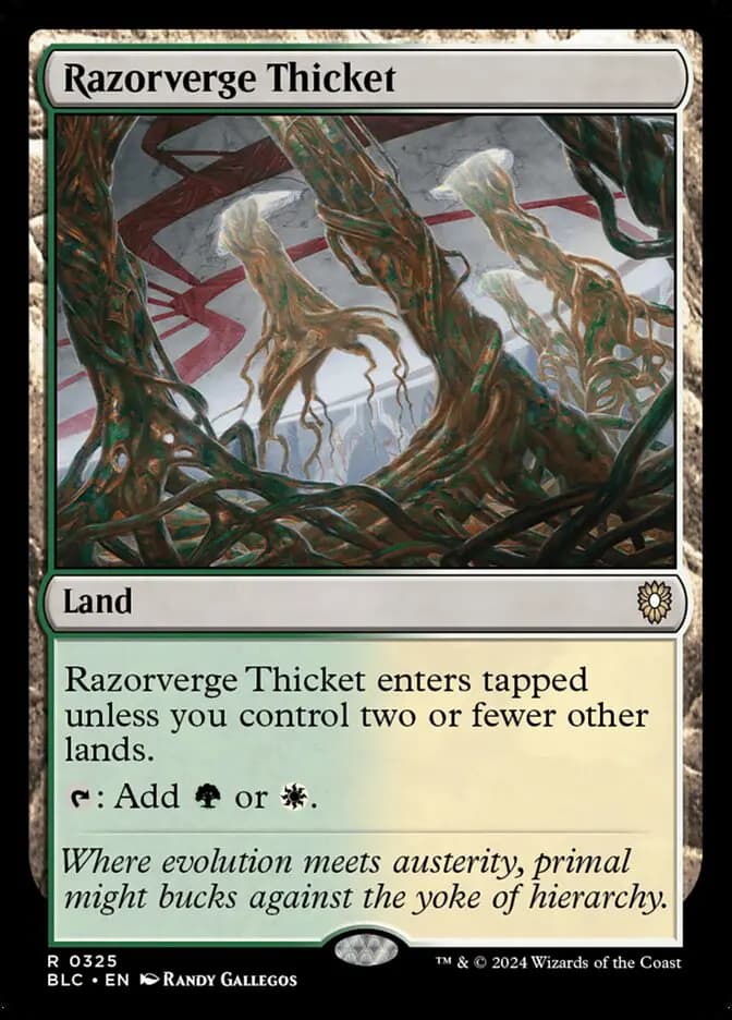 Card image of Razorverge Thicket