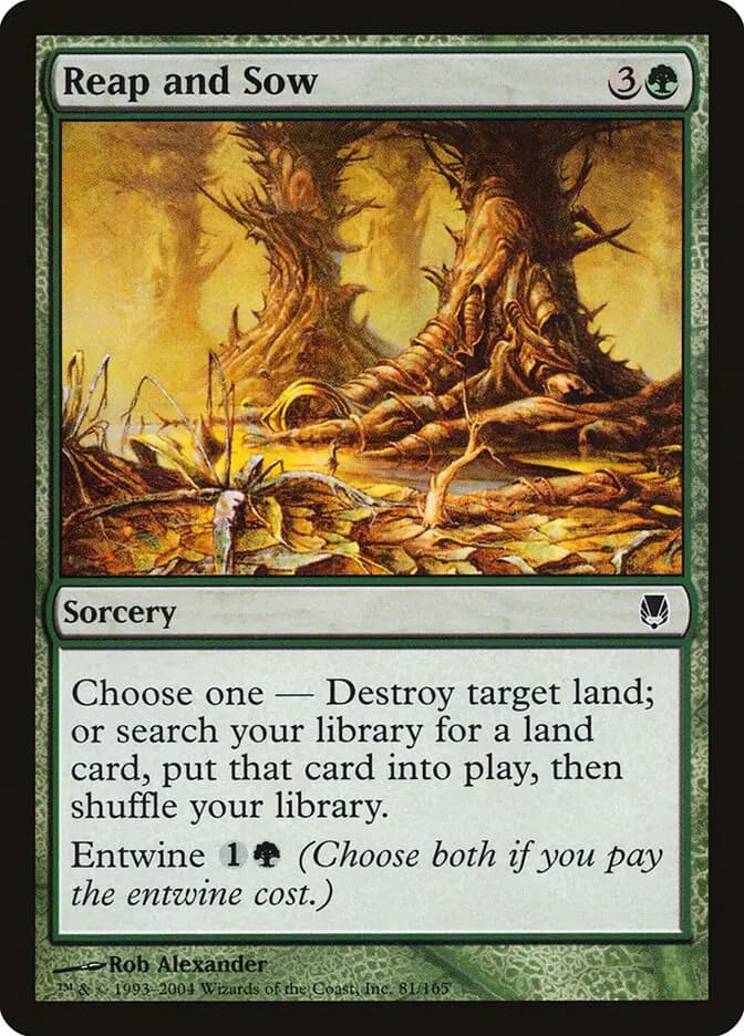 Card image of Reap and Sow