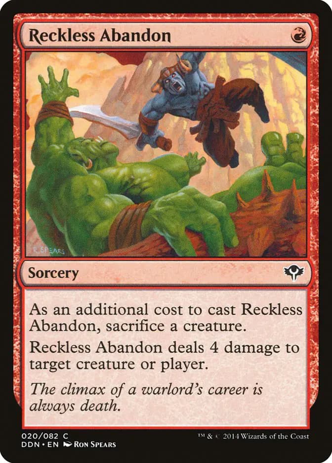 Card image of Reckless Abandon