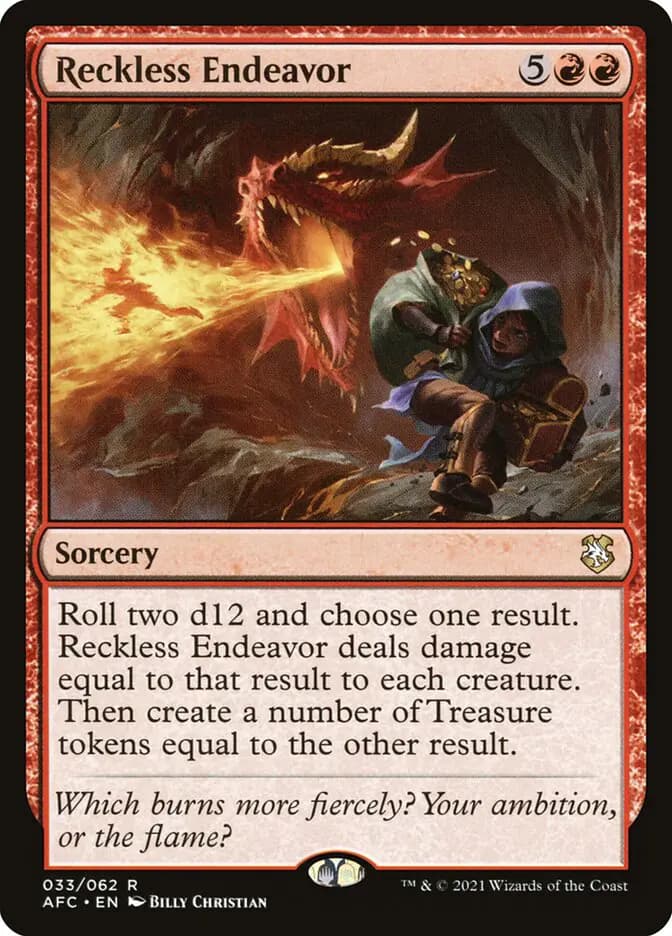 Card image of Reckless Endeavor