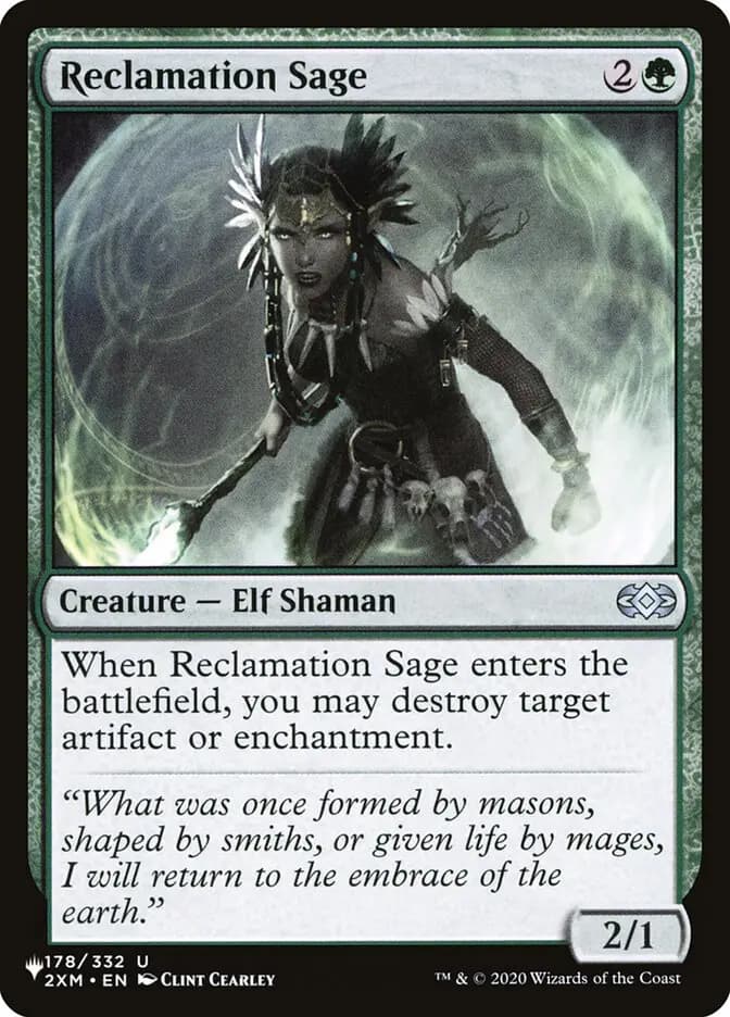 Card image of Reclamation Sage