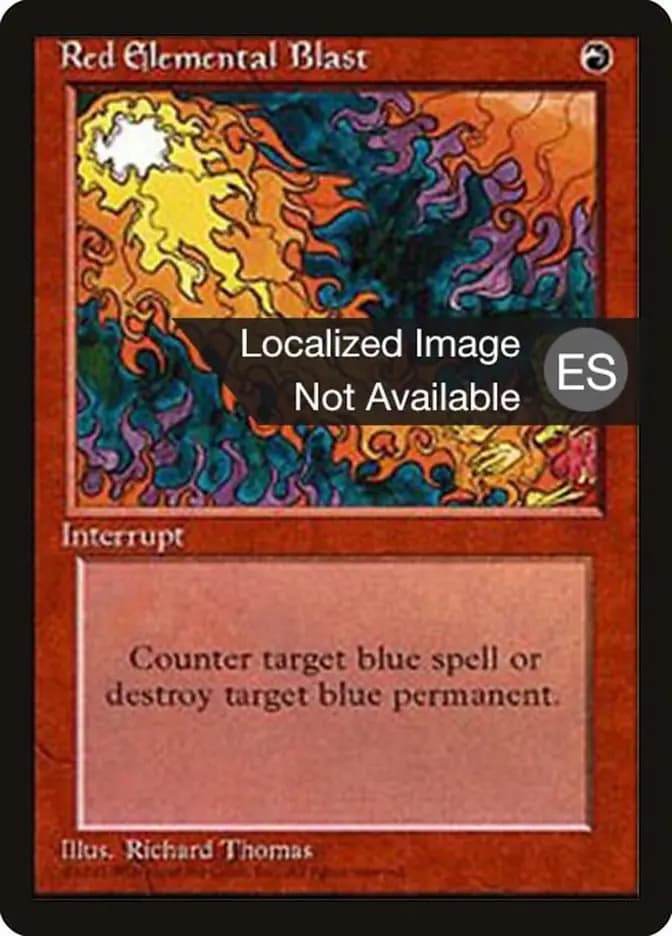 Card image of Red Elemental Blast