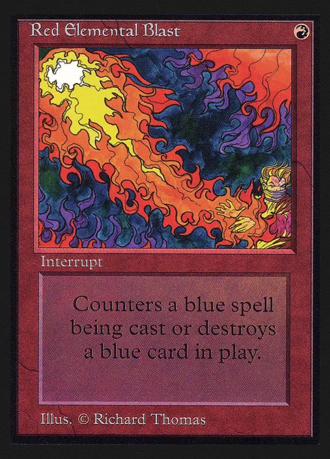 Card image of Red Elemental Blast