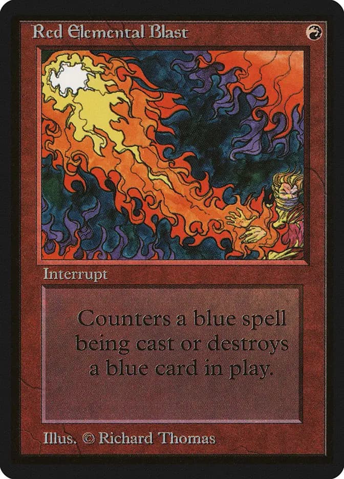 Card image of Red Elemental Blast