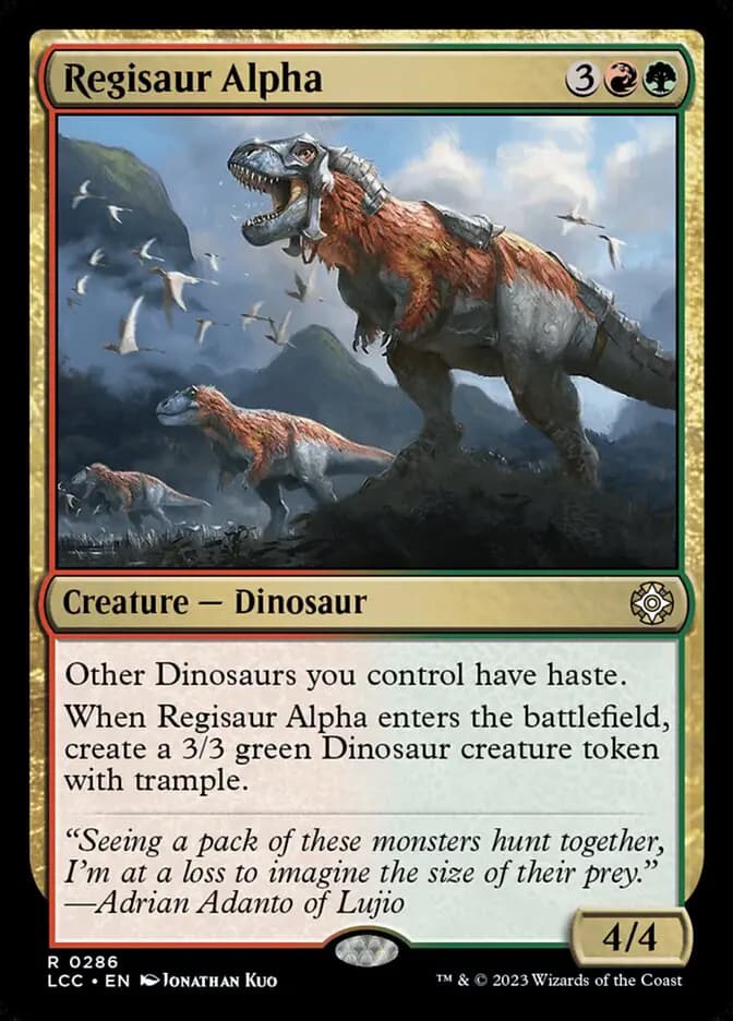 Card image of Regisaur Alpha